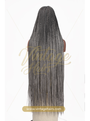 Braid Style: Box Braid Wig Cap: Large Lace Type: 2x6 Closure Color: Black&51 Length: 46 inches