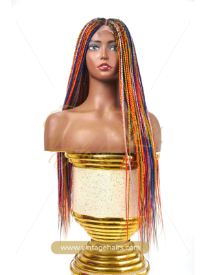 braided wigs with closure Mitchell