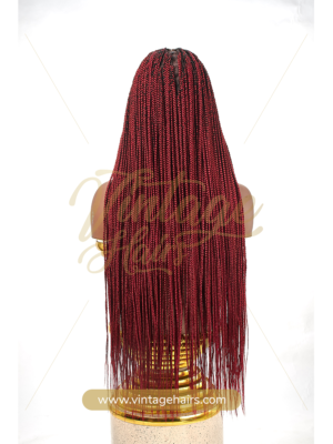 Braid style: Knotless Braid Lace type: Full Lace Wig Color: D13 & Bg Length: 36 inches