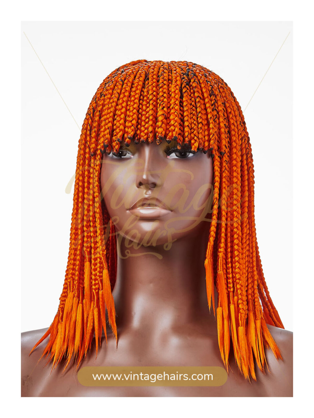 burnt orange box braids