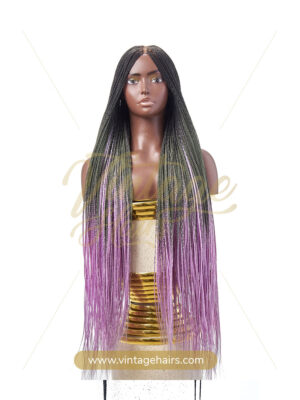 braided wigs with closure Mavis