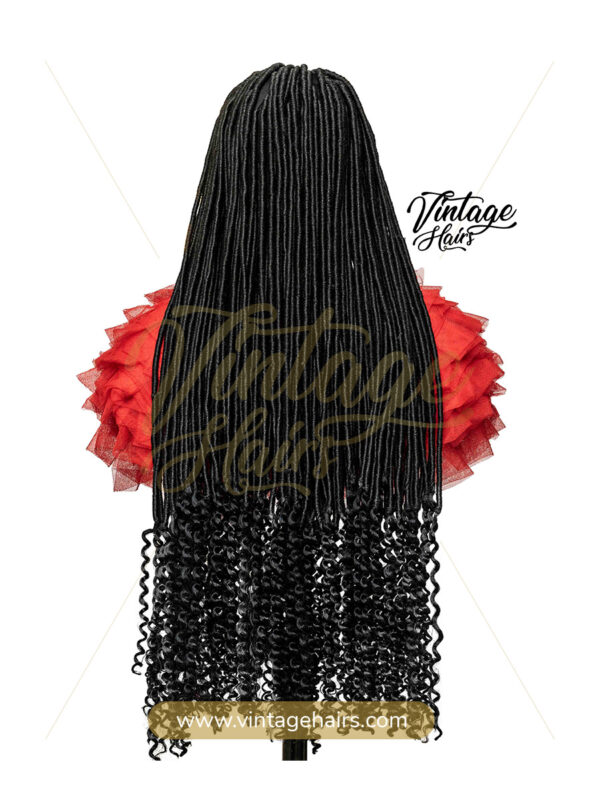 vintage locs braid